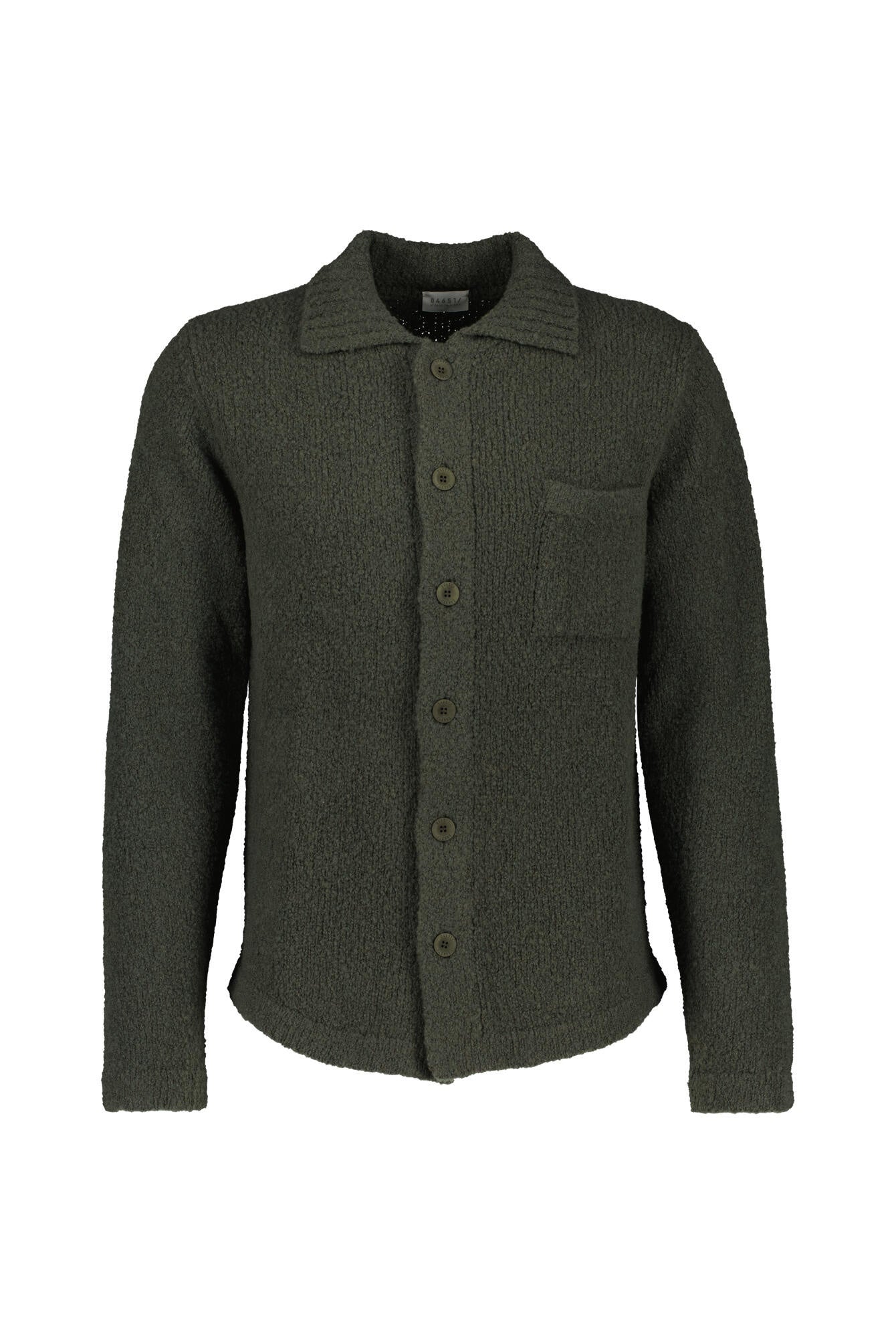 Overshirt aus Schurwolle - Olive - Grün