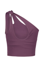 Asymmetrischer Sport-BH - Purple Passion - Violett