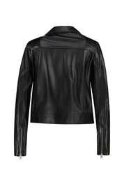 Lederjacke Yeva - Black - Schwarz