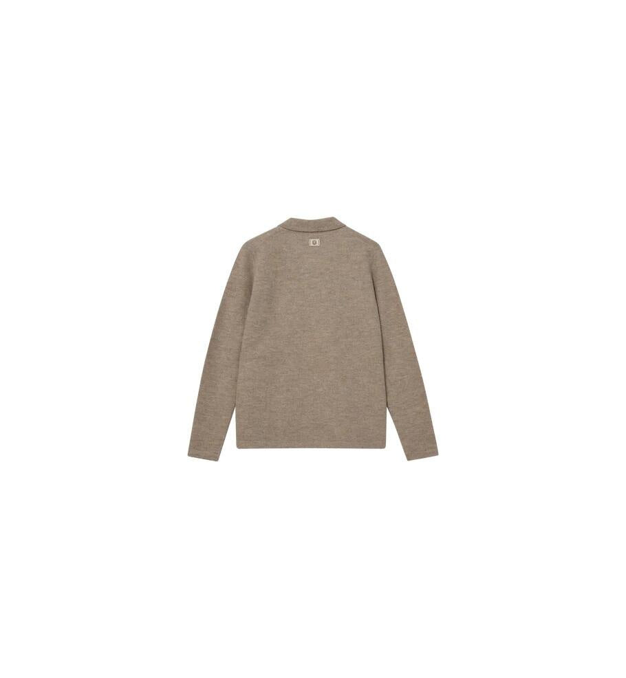 Zip Pullover - 113 Soft Kit - Beige