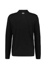 Zip Pullover - 801 Black - Schwarz