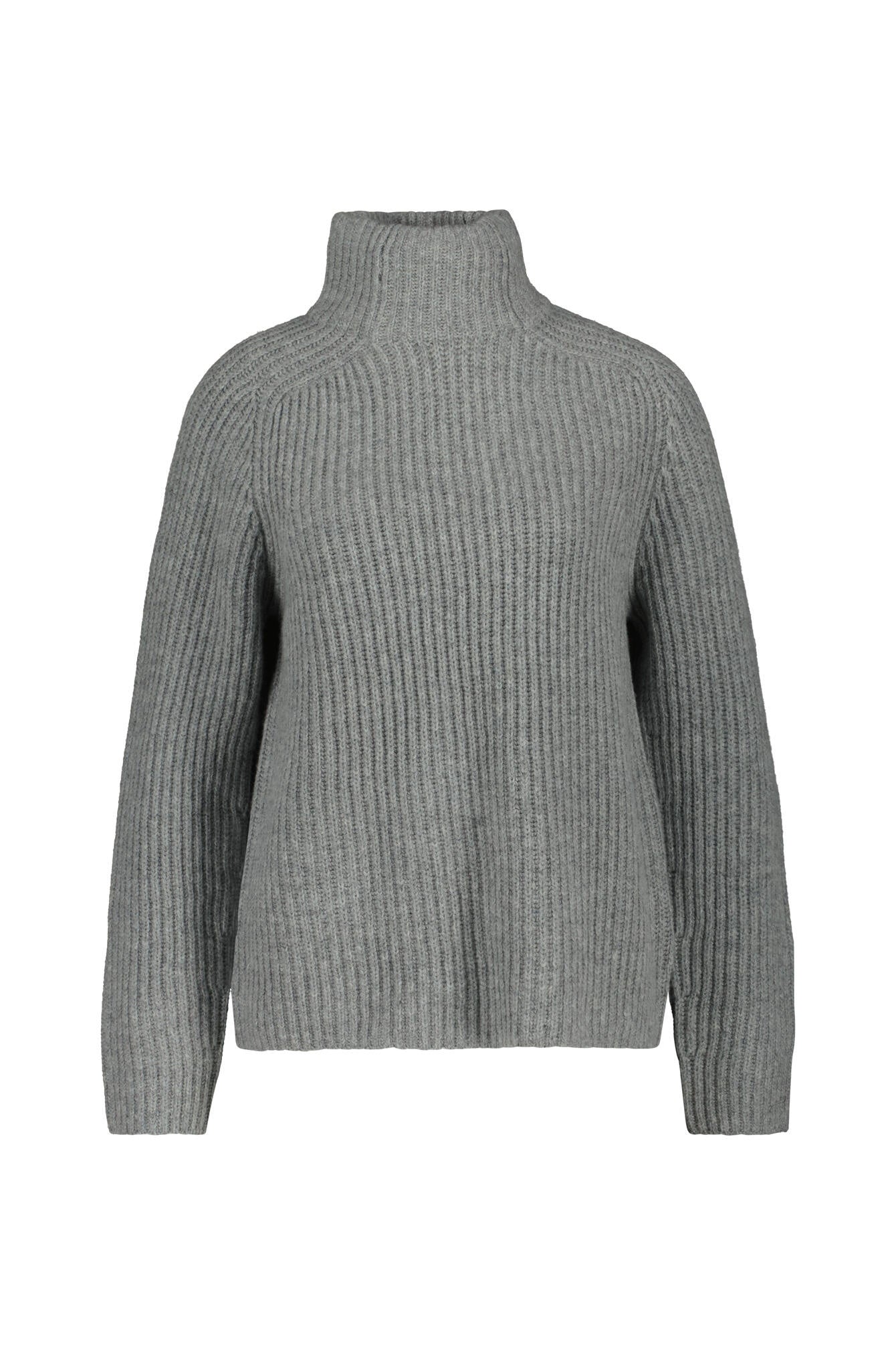 Strickpullover mit Rollkragen - 818 Sharkskin - Grau