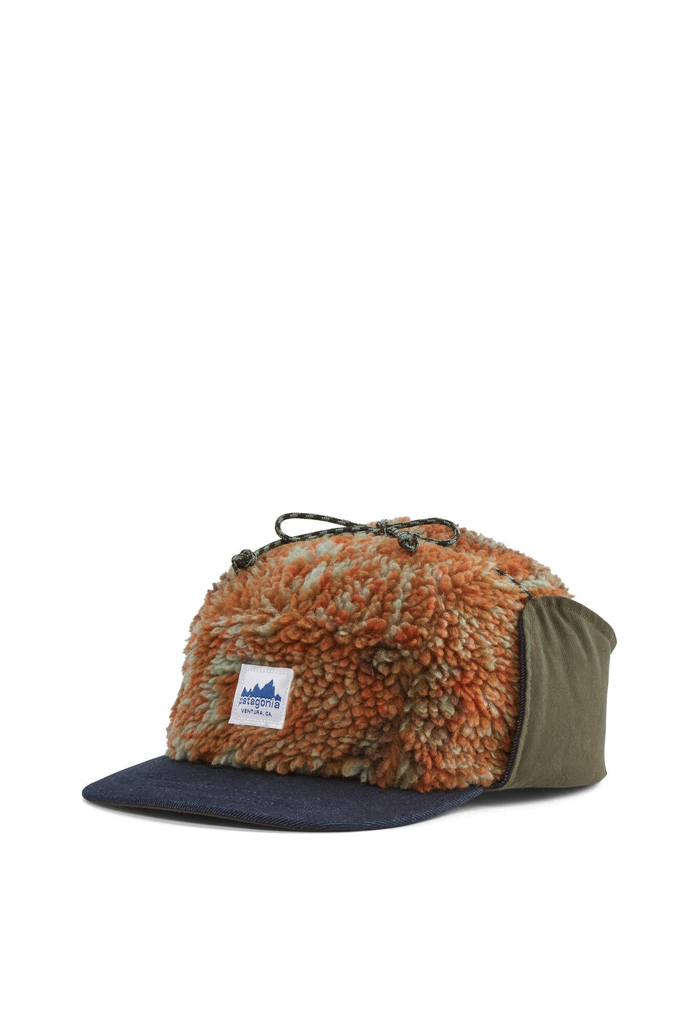 Cap mit Ohrenschützer - Raptor Brown - Orange