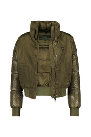 Bomberjacke Ames - 672 Green Alligator - Grün