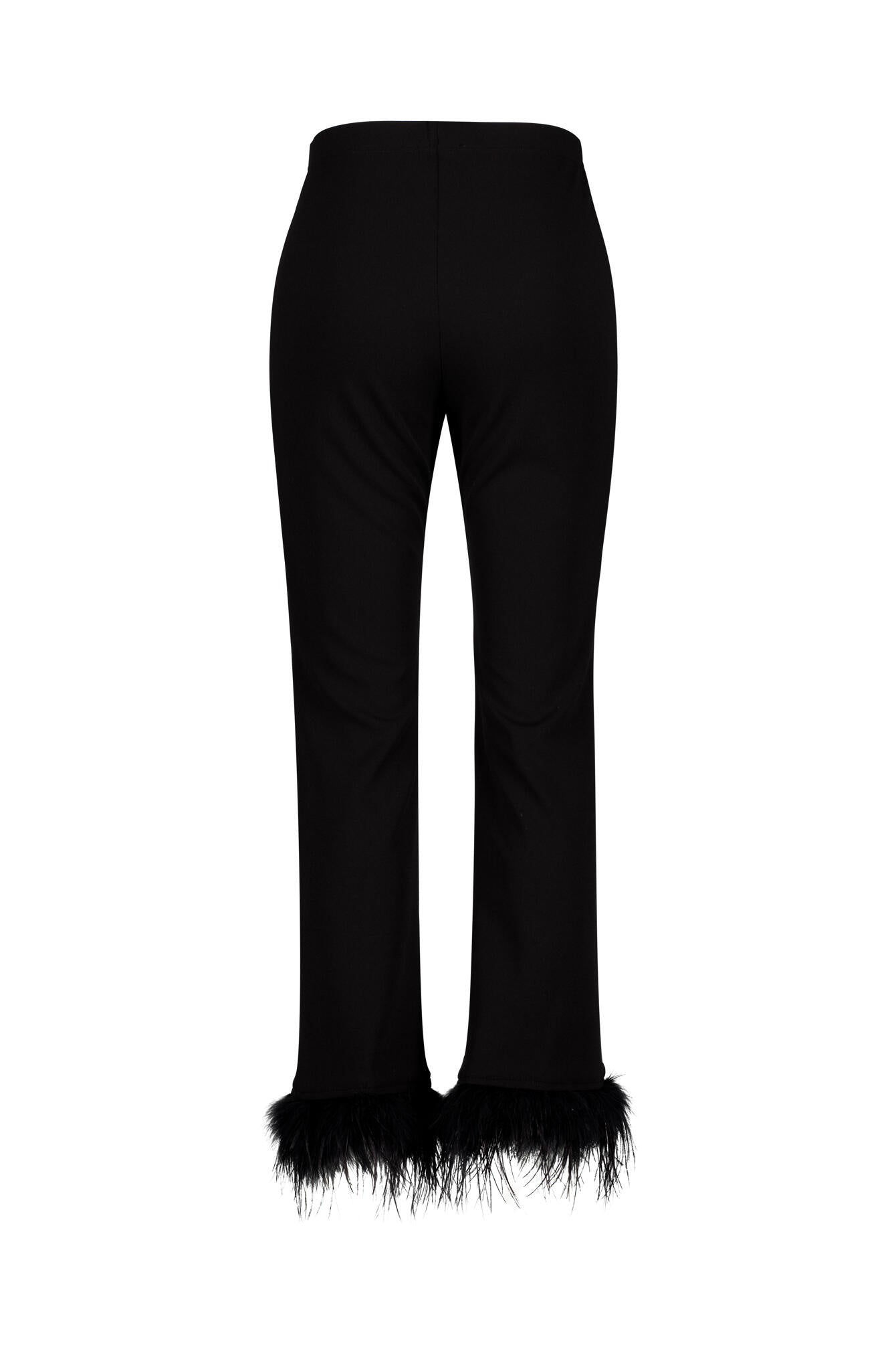 Knöchellange Hose Straight Leg - 100 Black - Schwarz