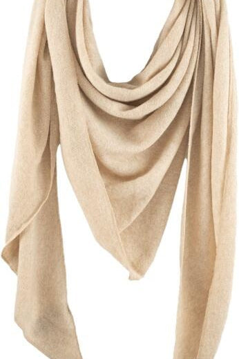 Dreieckstuch aus Lammwolle - 1700 Wedge Beige - Beige