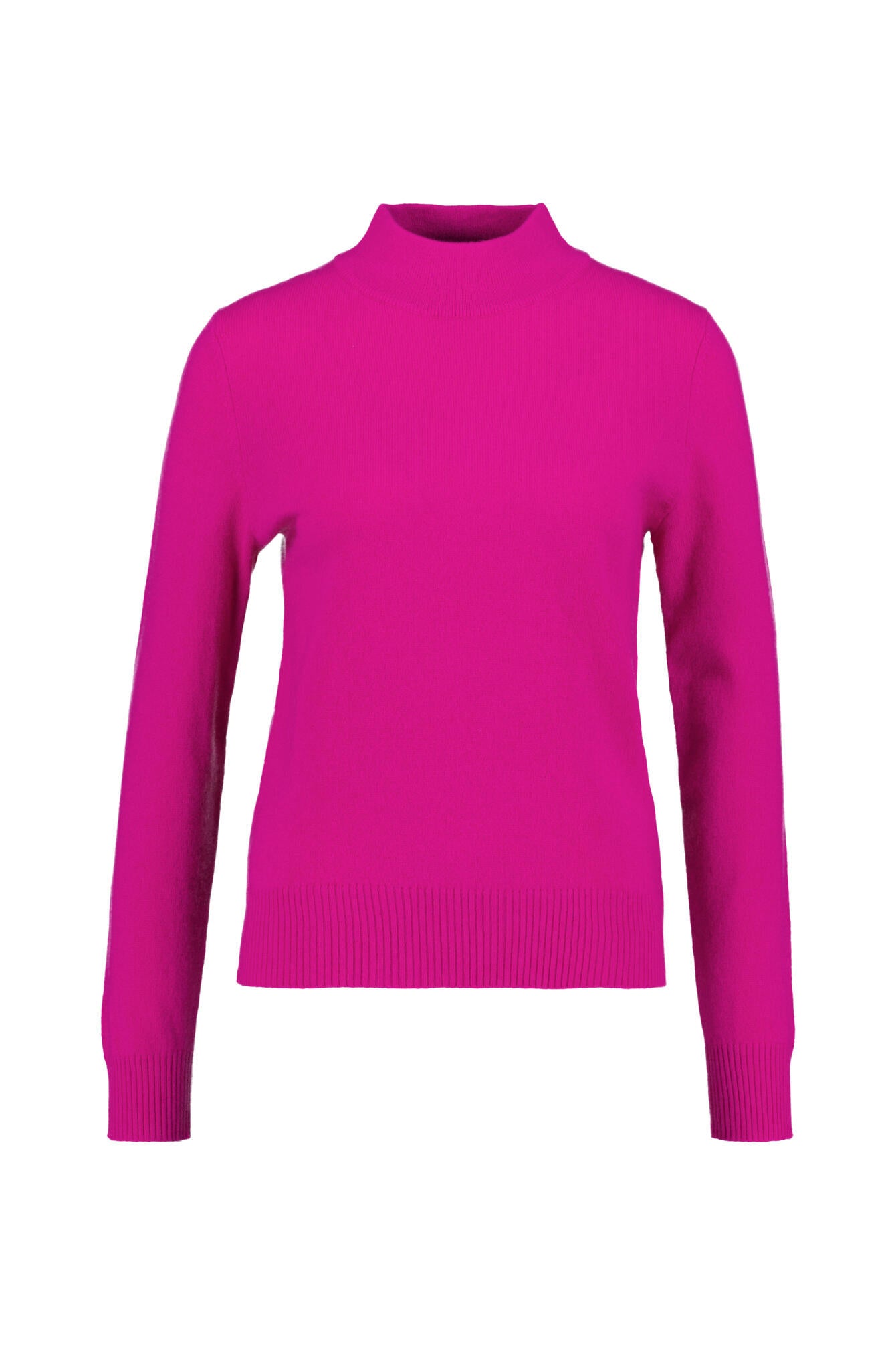 Rollkragenpullover aus Kaschmir - Magenta - Pink