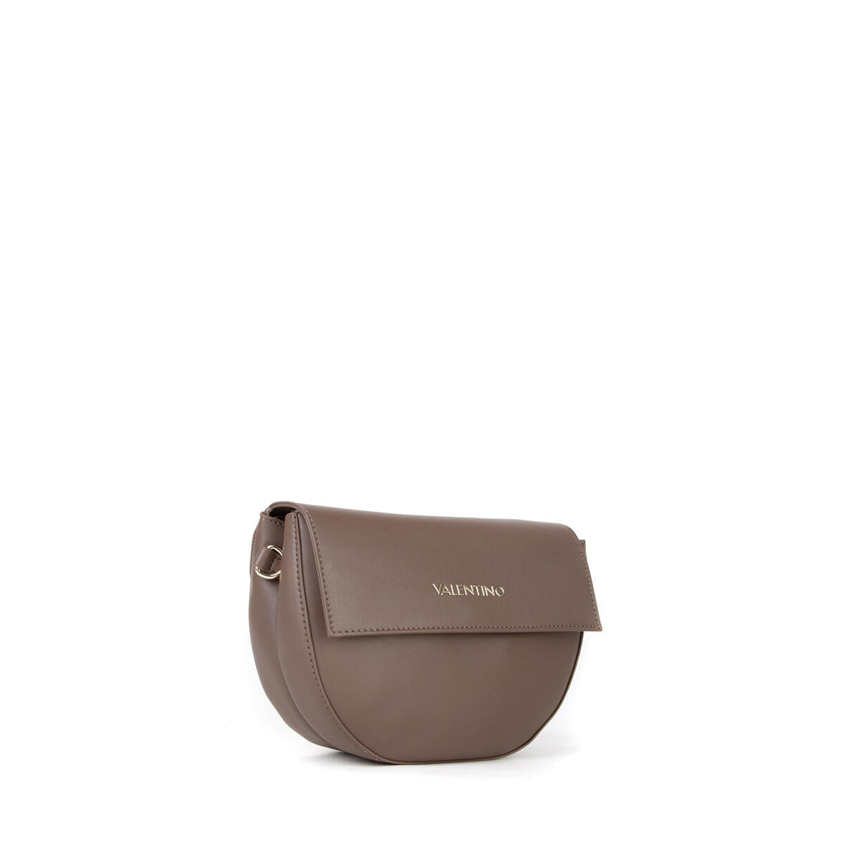 Abendtasche in Leder-Optik - Taupe - Braun