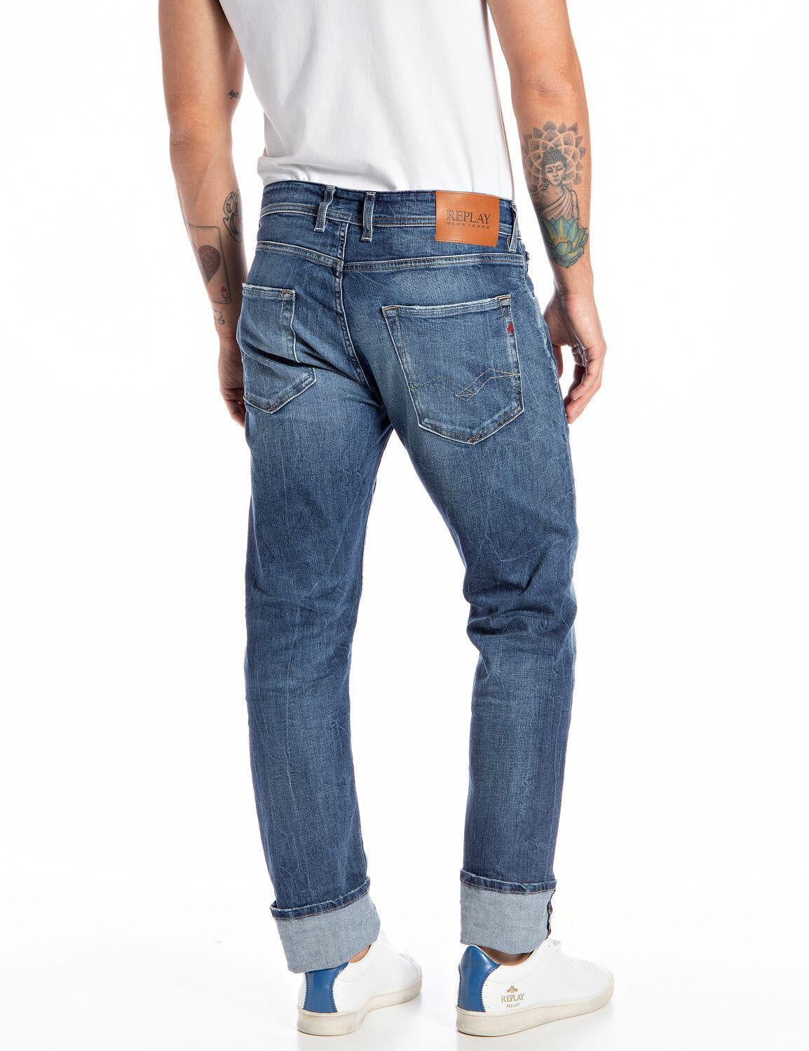 Jeans Straight Leg - 009 - Blau