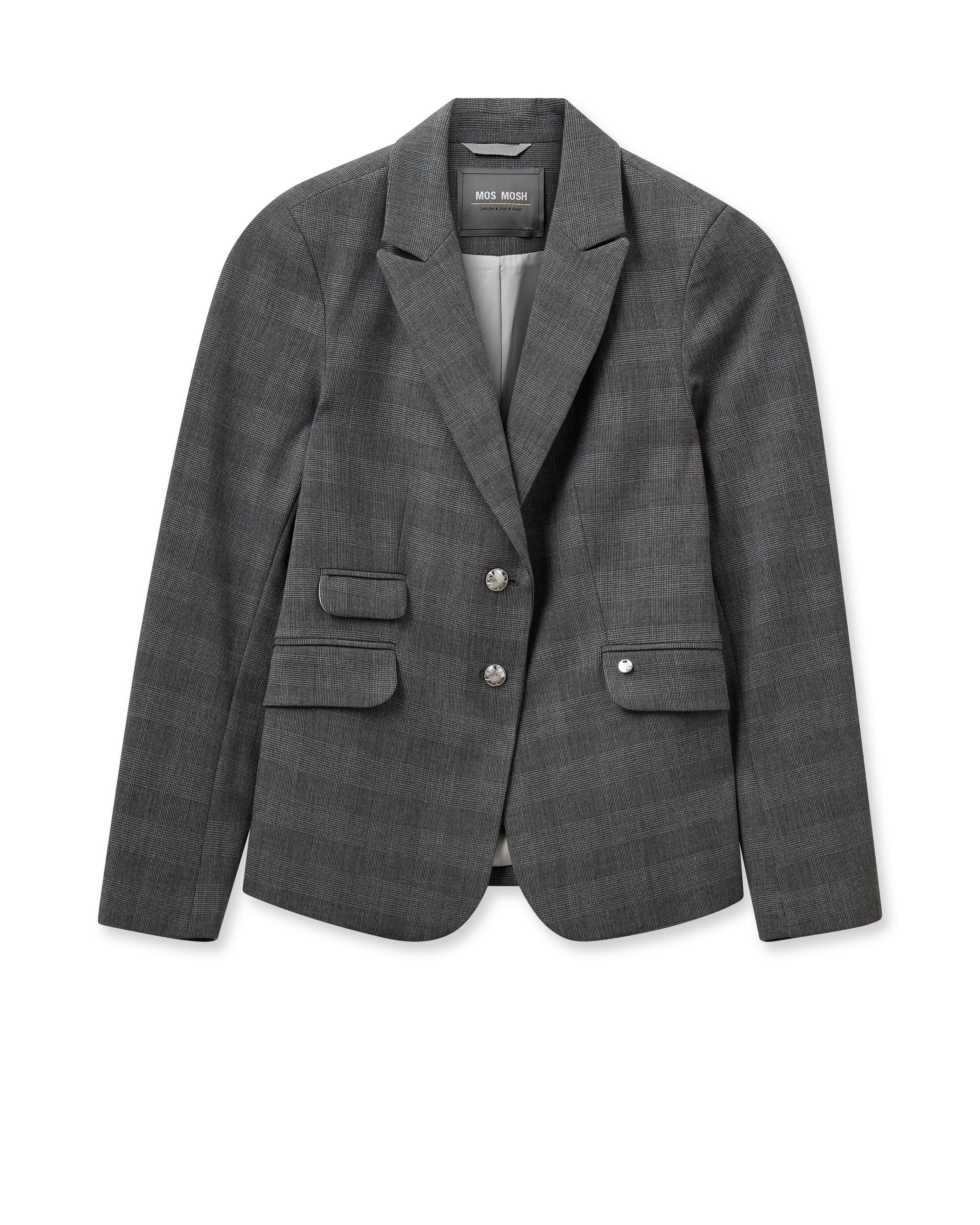 Karierter Blazer - 818 Sharkskin - Grau