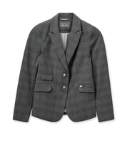 Karierter Blazer - 818 Sharkskin - Grau