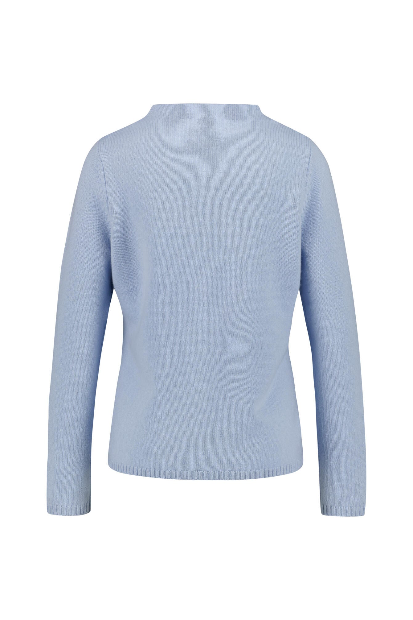 Strickpullover in Zopfstrick-Optik - Bleu - Blau