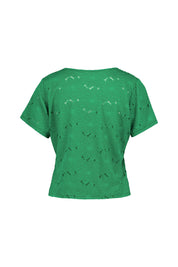 Kurzärmeliges Schlafshirt Carlos - 610 Green Flow - Grün