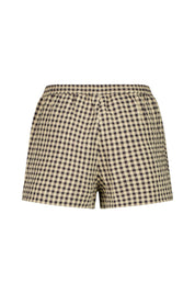 Karierte Schlafshorts Jo - 624 Winter Plai - Beige