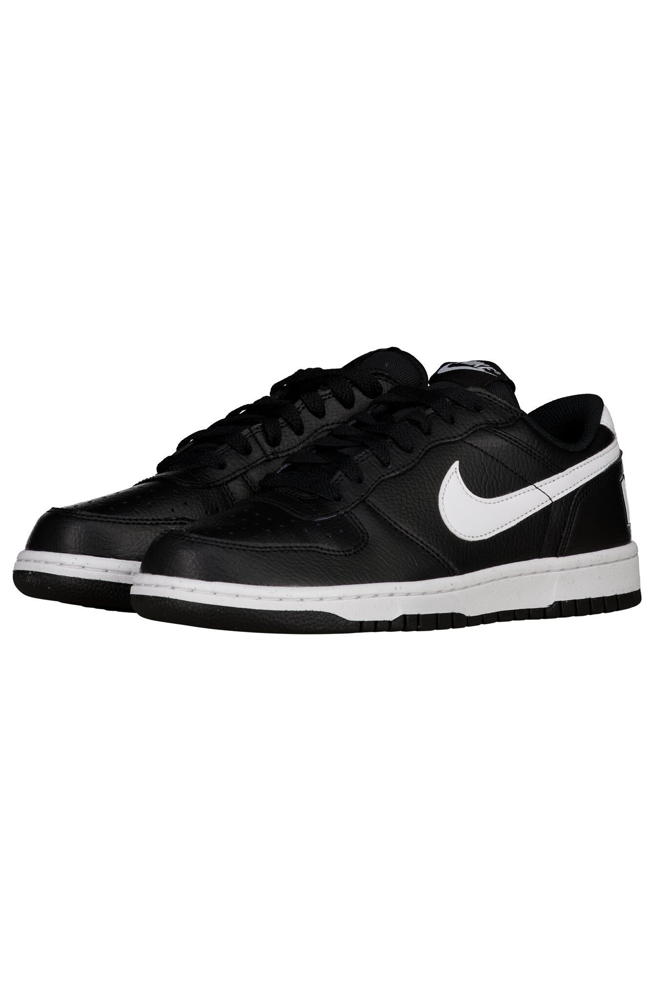 Sneaker Big Nike Low - 016 Black/White - Schwarz | Weiß