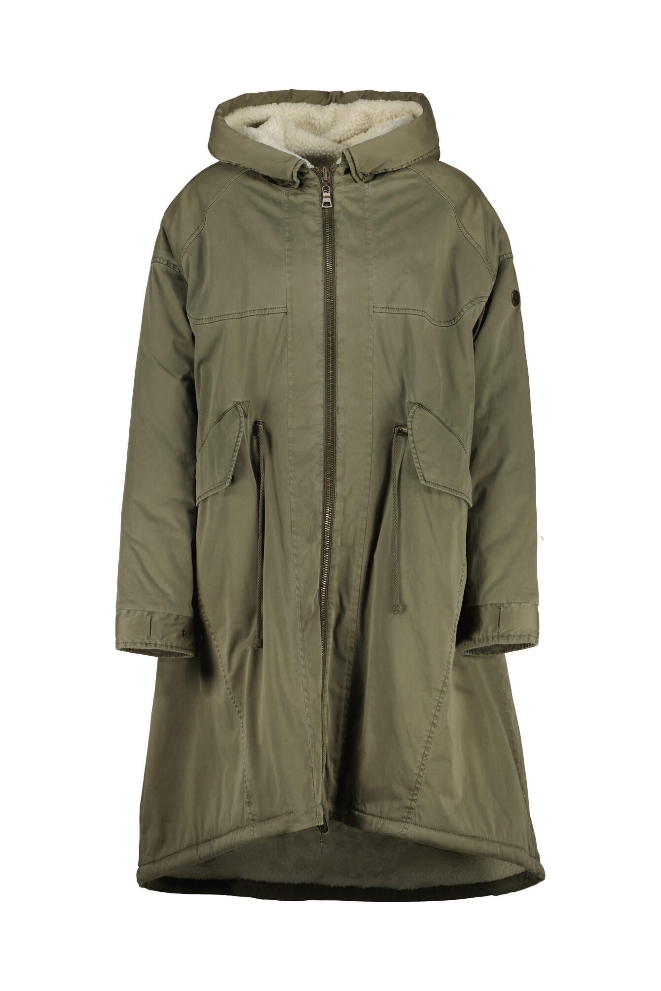 Parka reversible BEAUTY SHORT - 7200 Blonde Khaki - Grün