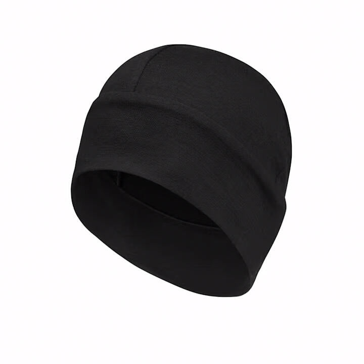 Fahrradmütze Merino Hat - Black - Schwarz