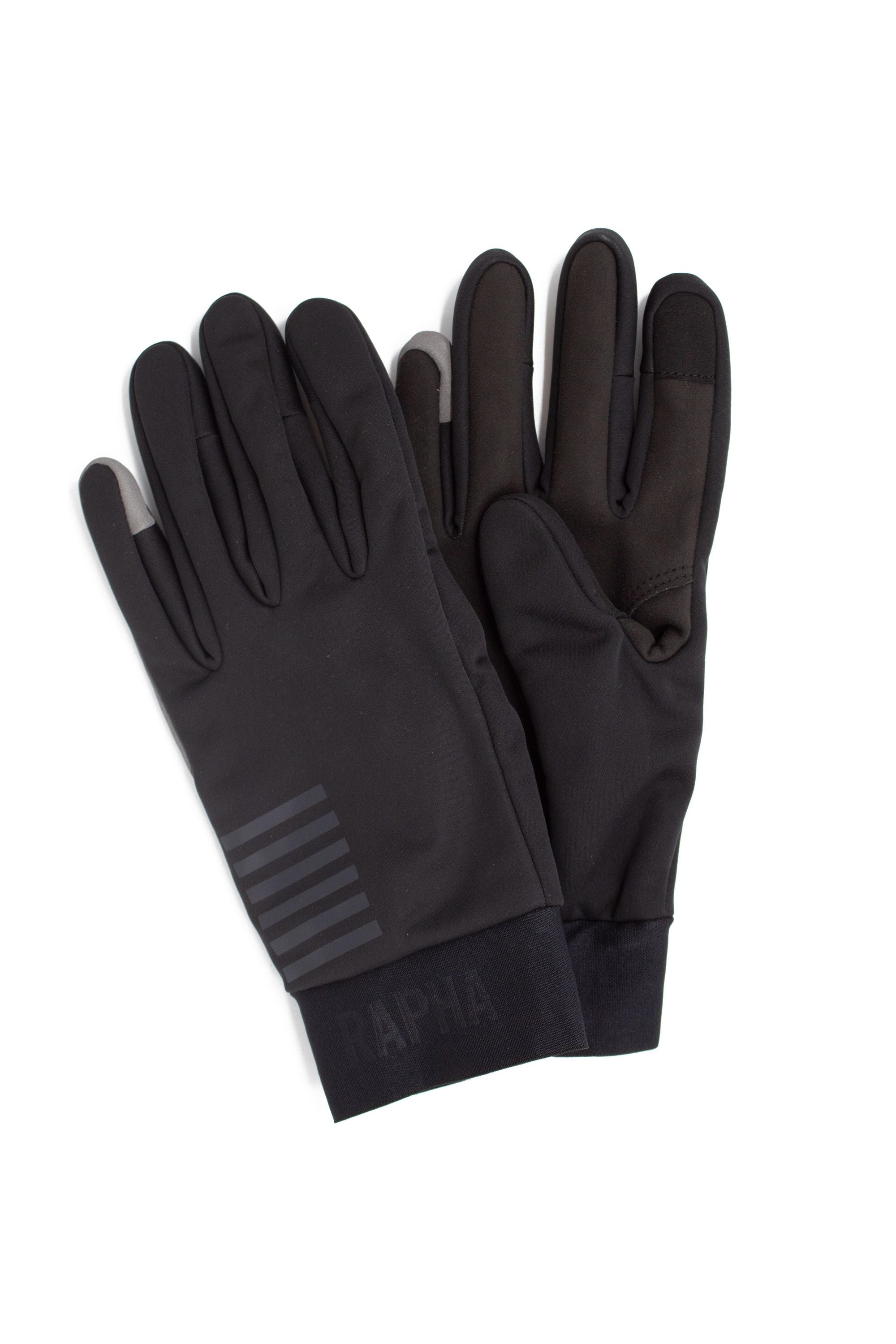 Fahrradhandschuhe Pro Team Winter Gloves - Black - Schwarz