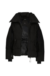 Daunenjacke mit Stehkragen - 100 Black - Schwarz