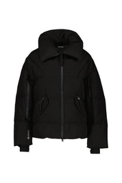 Daunenjacke mit Stehkragen - 100 Black - Schwarz