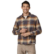 Flanellhemd Regular Fit - Forge Grey - Braun