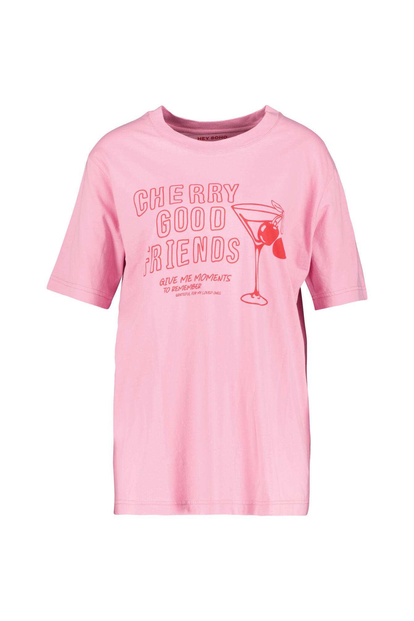 T-Shirt mit Print - Pink/Rot - Pink