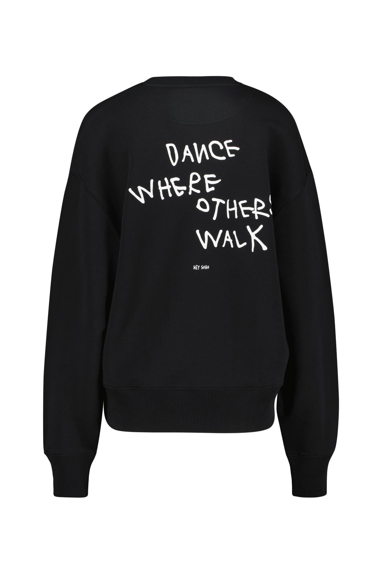 Sweatshirt mit Print - KF - Schwarz