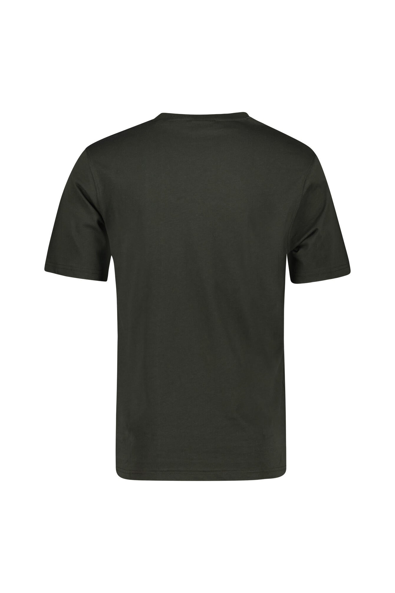 T-Shirt aus Baumwolle - 528215 Rosin/Ivory - Khaki