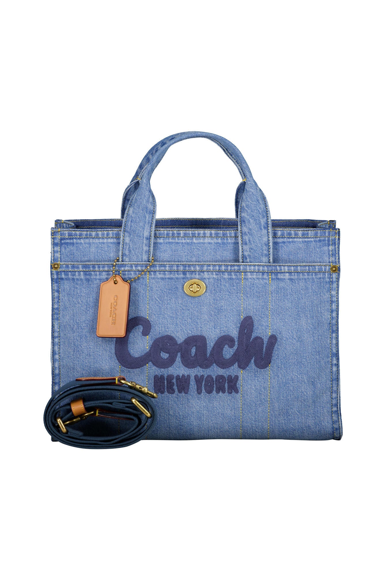 Cargo Tote im Denim Look - b4 Indigo - Blau