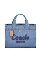 Cargo Tote im Denim Look - b4 Indigo - Blau