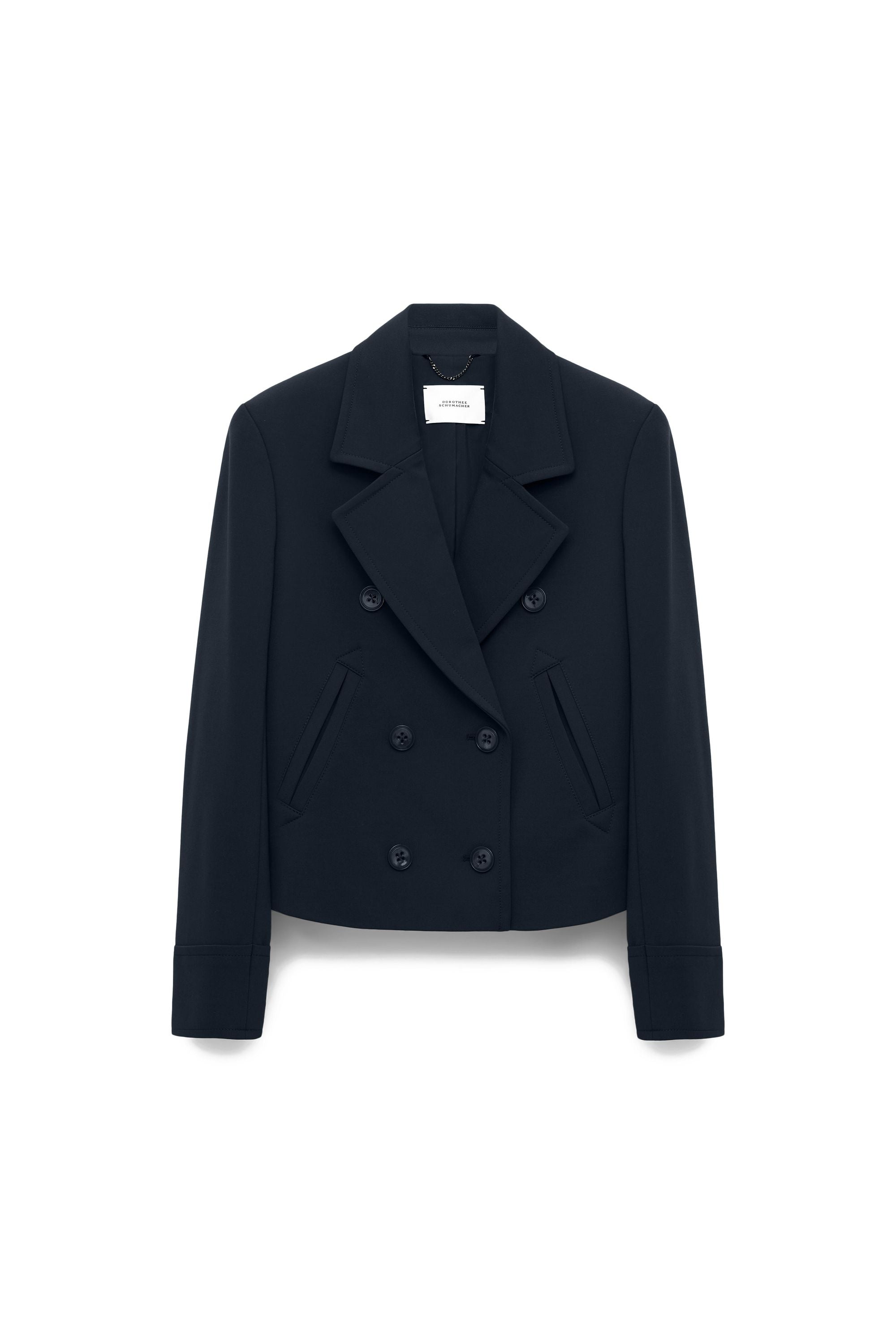 Blazer aus Viskosemix - 899 Dark Navy - Blau