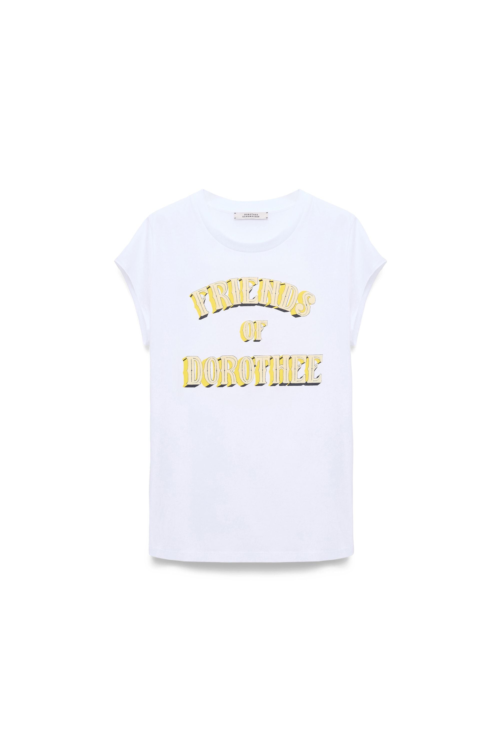 T-Shirt FRIENDS OF DOROTHEE - 002 Yellow Friends - Gelb