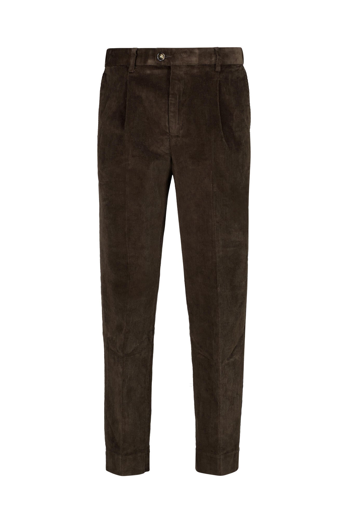 Cordhose Straight Fit - Moro - Braun