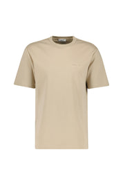 T-Shirt mit 3D-Prägung - White Pepper - Beige