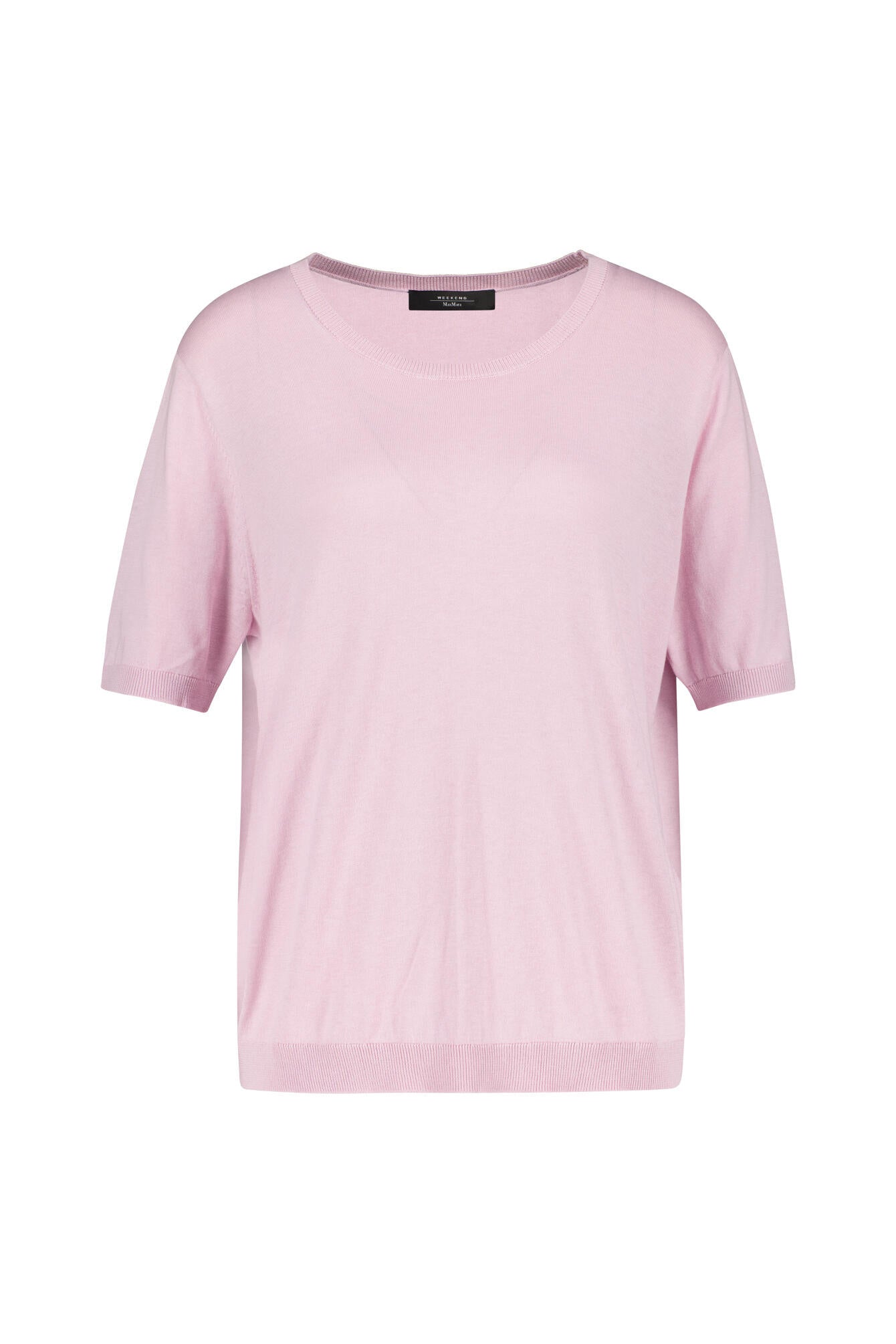 Strick-T-Shirt Zibetto aus Seidenmix - 004 - Rosa