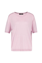 Strick-T-Shirt Zibetto aus Seidenmix - 004 - Rosa