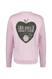 Sweatshirt mit Backprint - 679679 Oyster-Rose - Rosa
