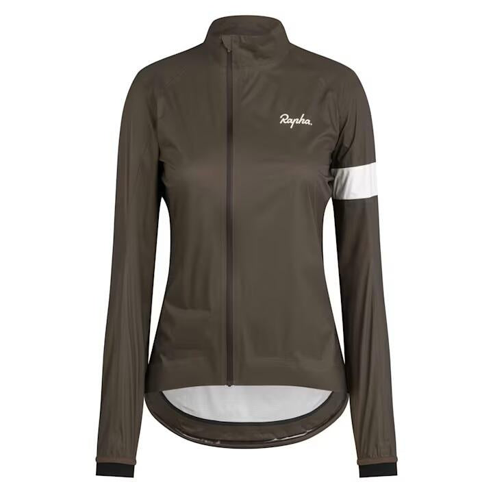 Wasserdichte Funktionsjacke - Deep Coffee/White - Braun