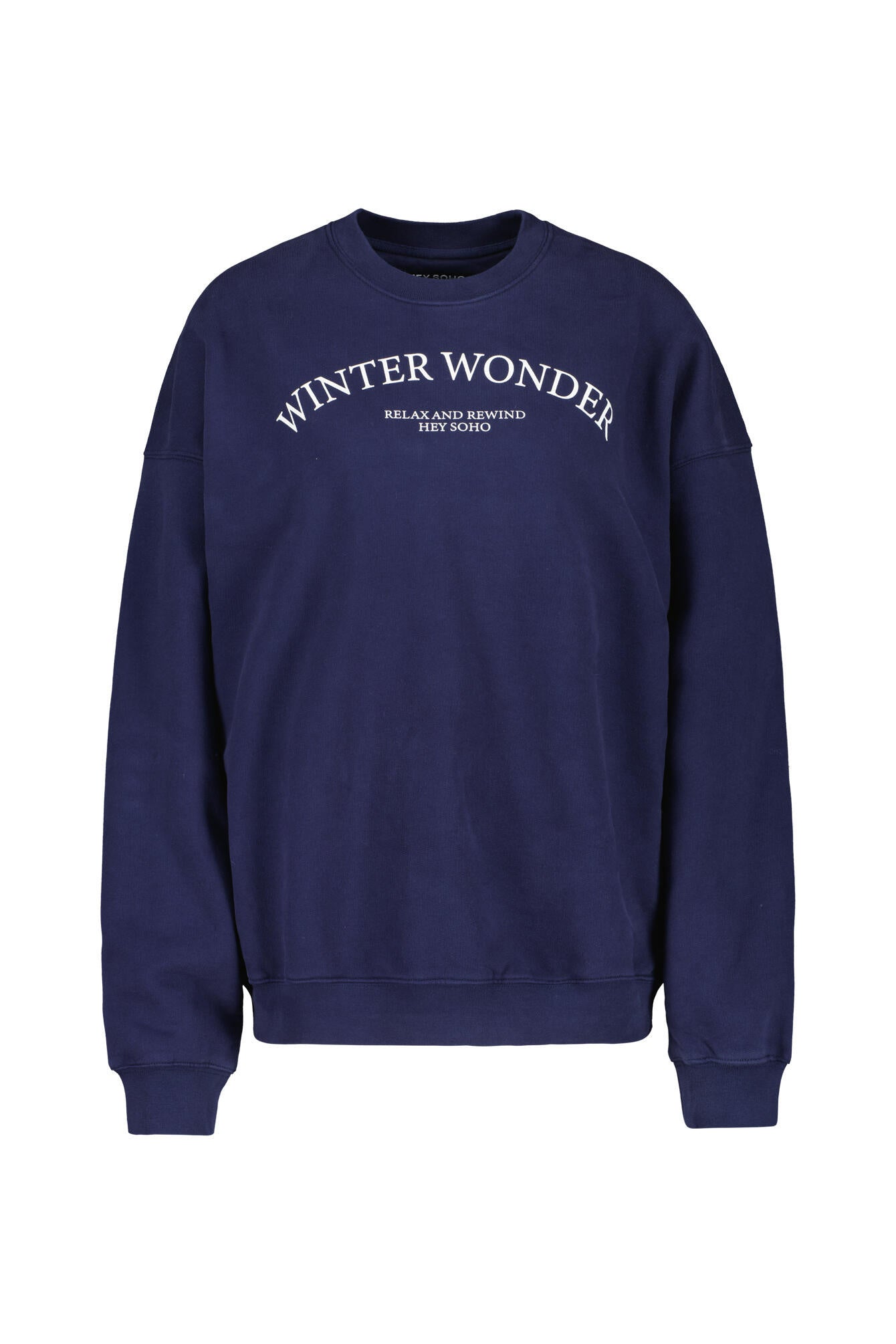 Sweatshirt - Navy/Offwhite - Blau