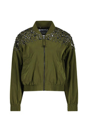 Bomberjacke - 7500 Dark Khaki - Khaki