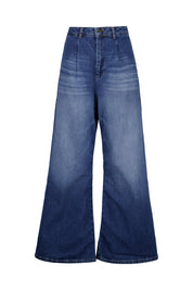 Jeans Rylee Wide Leg - DK Blue - Blau