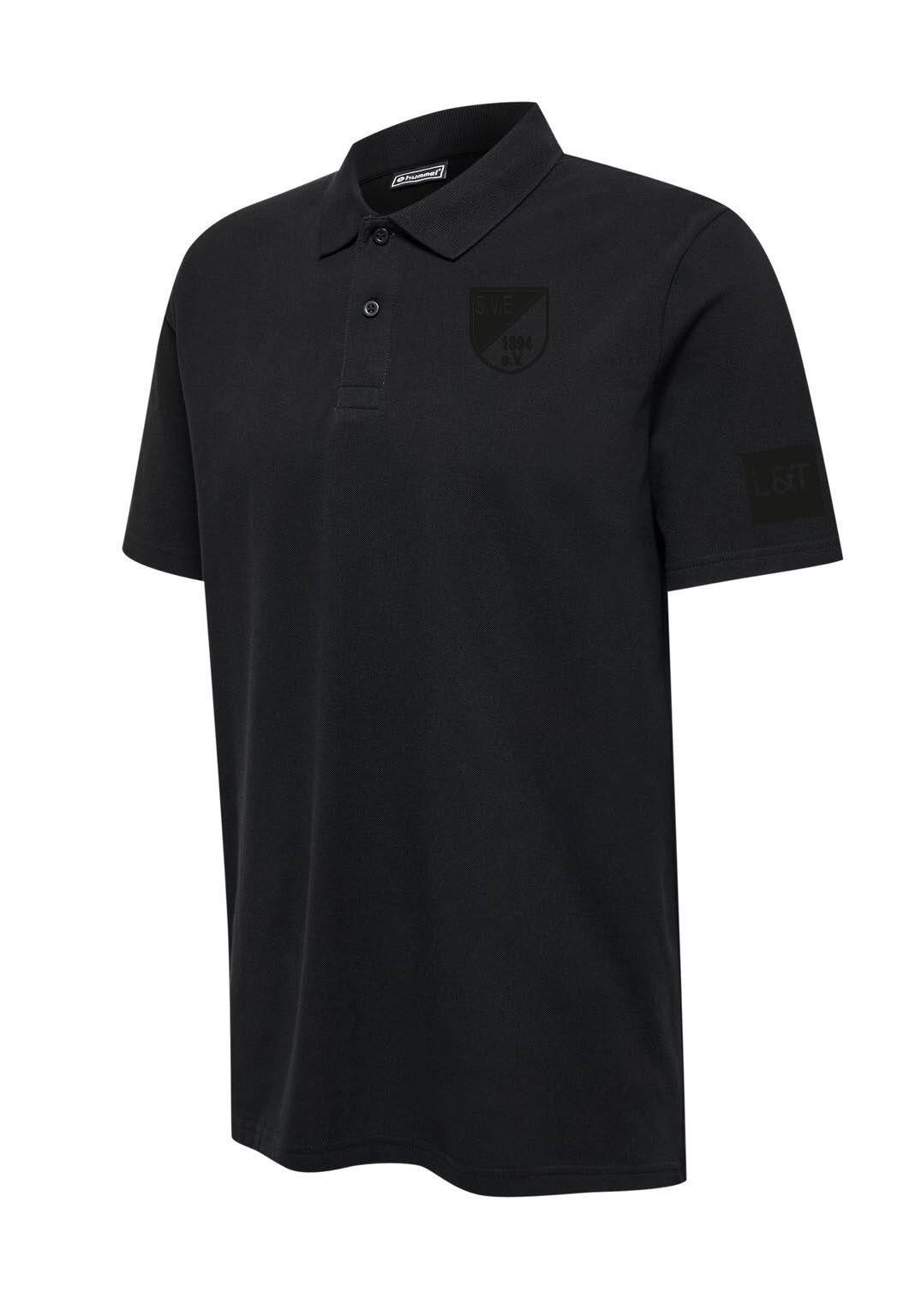 Herren SV Eversburg Poloshirt Black-Edition - 2001-BLACK - Schwarz