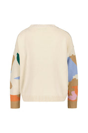 Gemusterter Strickpullover Fabian - 003 - Beige