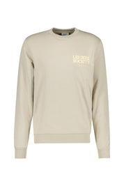 Sweatshirt mit Backprint - 815769 Light Sand/Summer Melon - Beige