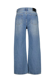 Jeans Lenny Wide Leg - Light Indigo Blue - Blau