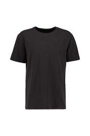 T-Shirt aus Baumwolle - Washed Black - Grau