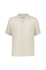Freizeithemd Relaxed Fit - Sandy White - Creme