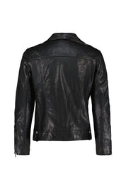 Lederjacke - Black - Schwarz