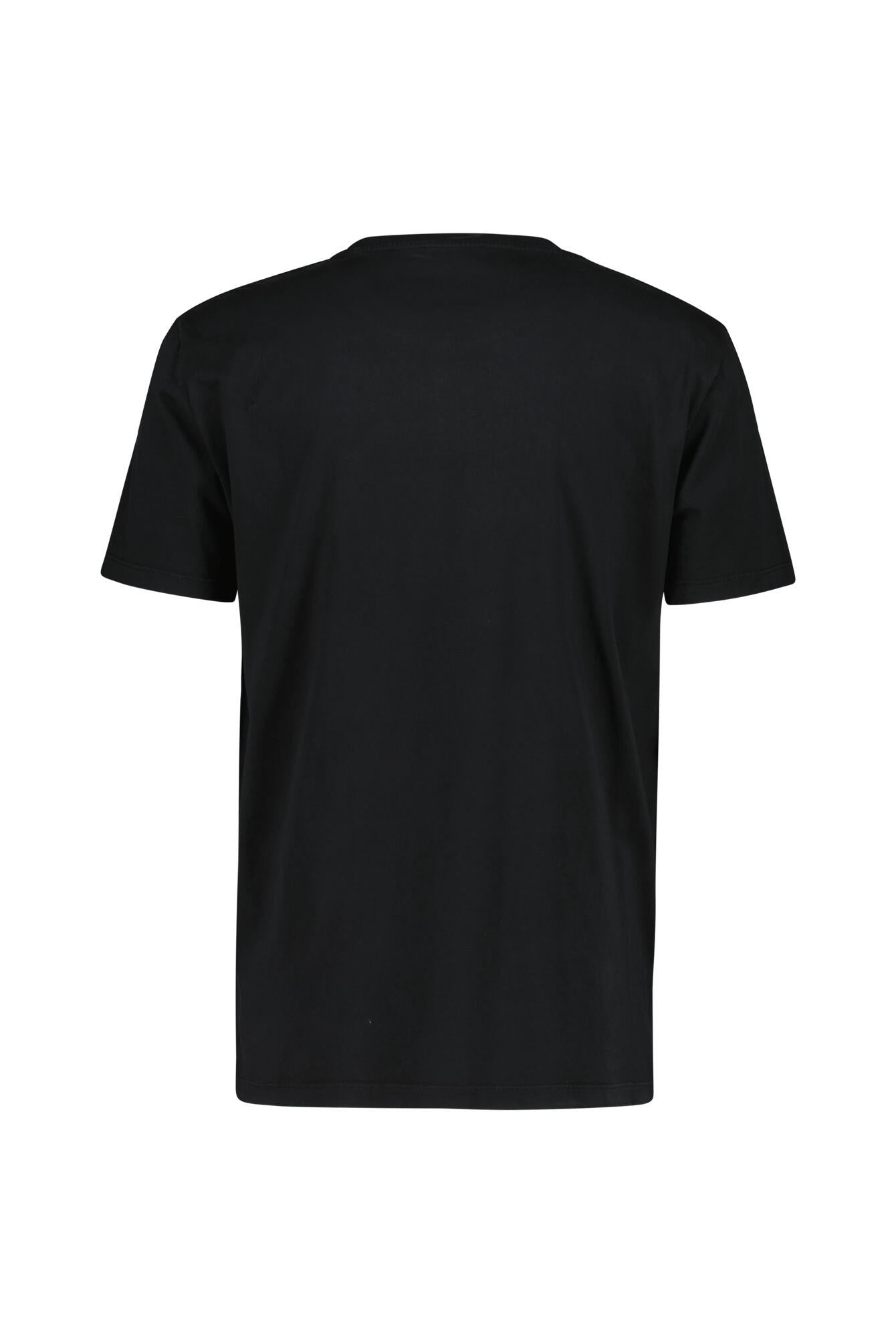 T-Shirt mit Print - 999 - Schwarz