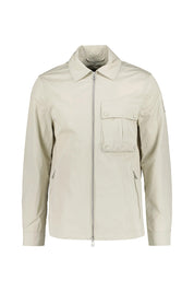 Overshirt  DROME aus Baumwollgabardine - Stone Beige - Creme